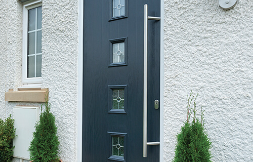 Anthracite grey composite door